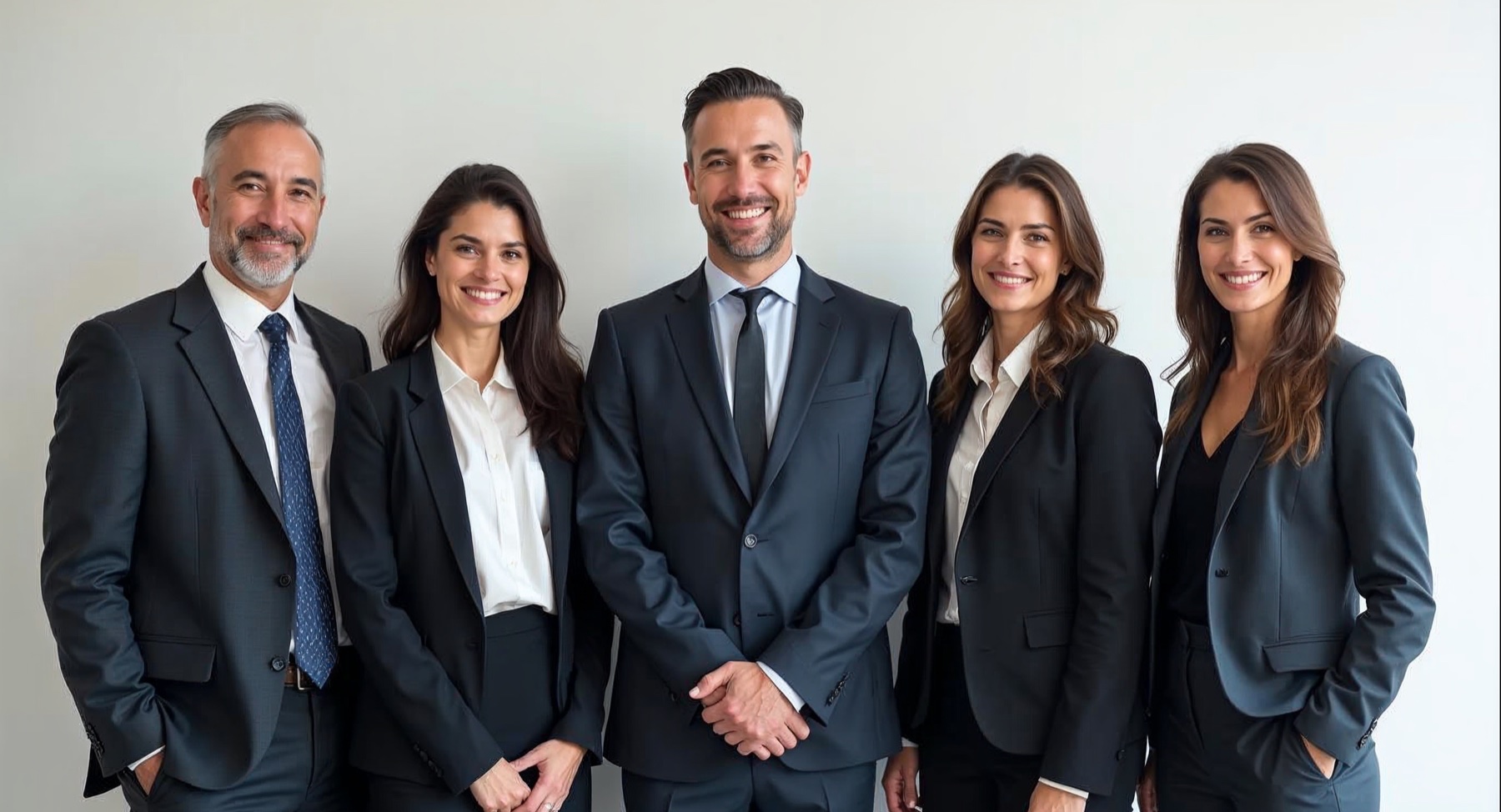 Trusted company team portrait